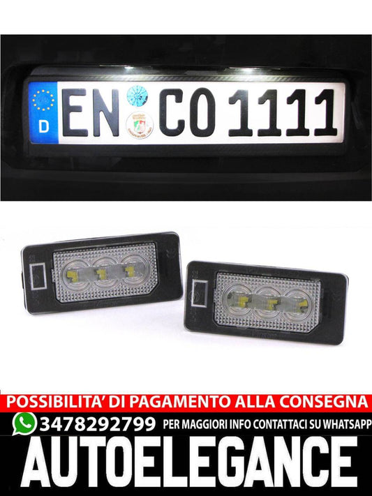 Illuminazione targa a LED ad alta potenza 6000K adatta per BMW X1 E84 da 2009