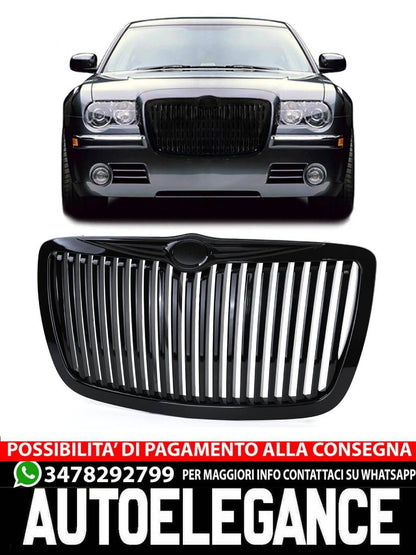 Griglia radiatore Sport Black Gloss RR Look per Chrysler 300C 04-11-