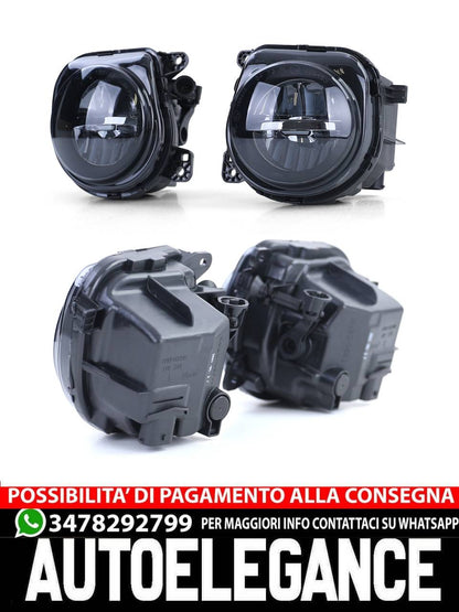 Black Smoke Clear Glass LED Fog Lights Fit For BMW 5 Series F10 