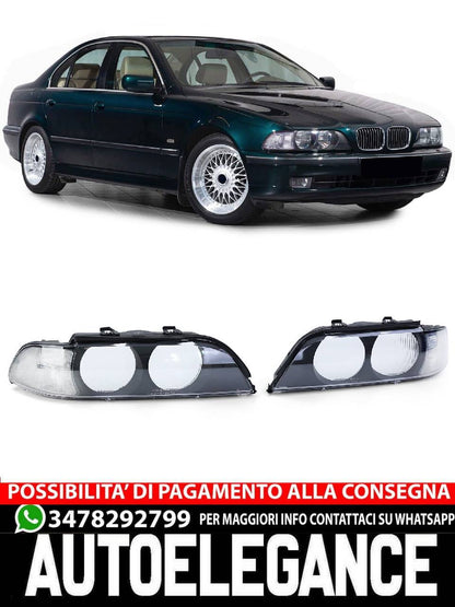 Dischi di dispersione lenti faro indicatore bianco adatto per BMW Serie 5 E39 95