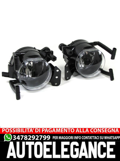 Set fendinebbia in vetro trasparente adatto per BMW X3 E83 04-06 con paraurti M-