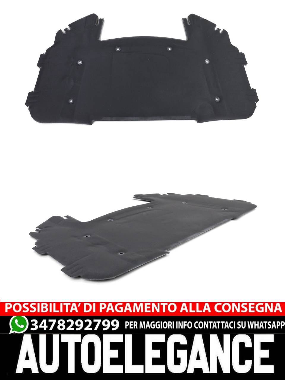 Bonnet insulation mat with clip suitable for BMW 3 Series E90 E91 E92 E93- 