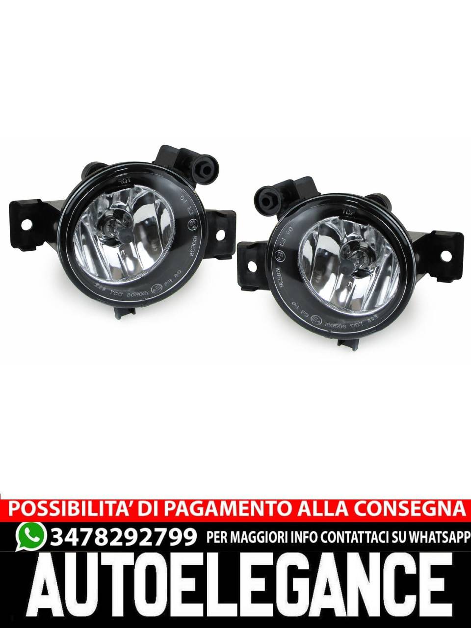 Fendinebbia H8 destro + sinistro adatto per BMW X5 E70 LCI facelift 10-13-