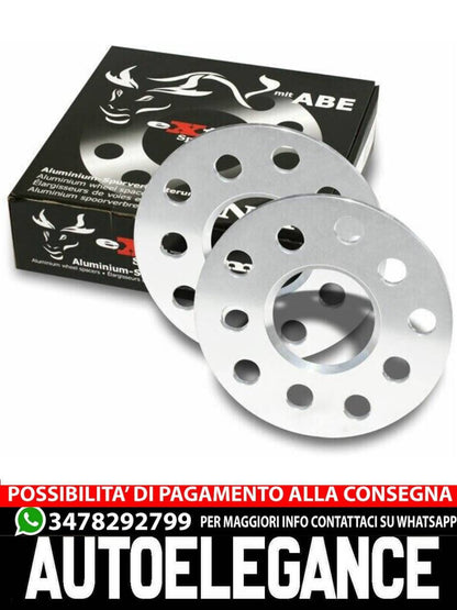 Distanziali ruota in alluminio da 10 mm 5 x 100 per autobus VW T4-