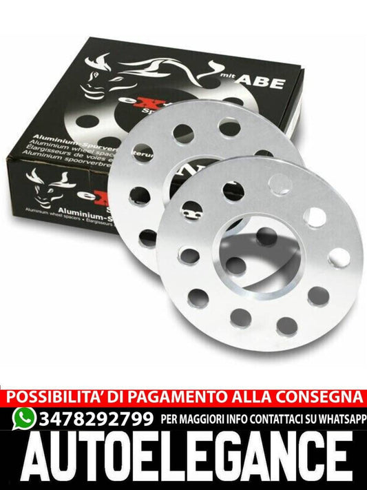 Distanziali ruota in alluminio da 10 mm 5 x 100 per autobus VW T4-