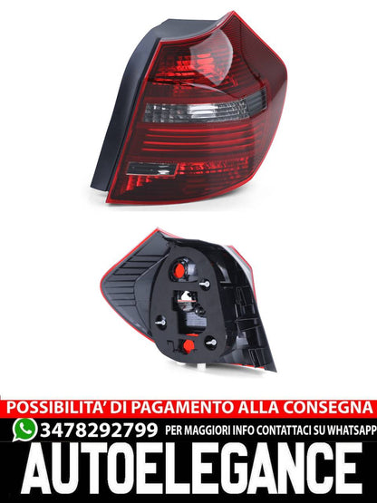 Fanale posteriore a LED nero fumè destro TYC adatto per BMW E81 E87-