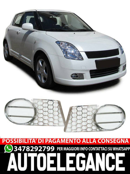 Copri fendinebbia cromati per Suzuki Swift MZ EZ 05-08- AUTOELEGANCERICAMBI