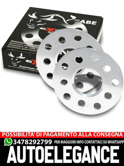 Piastre di allargamento della carreggiata in alluminio 20 mm 5 x 100 per ŠKODA