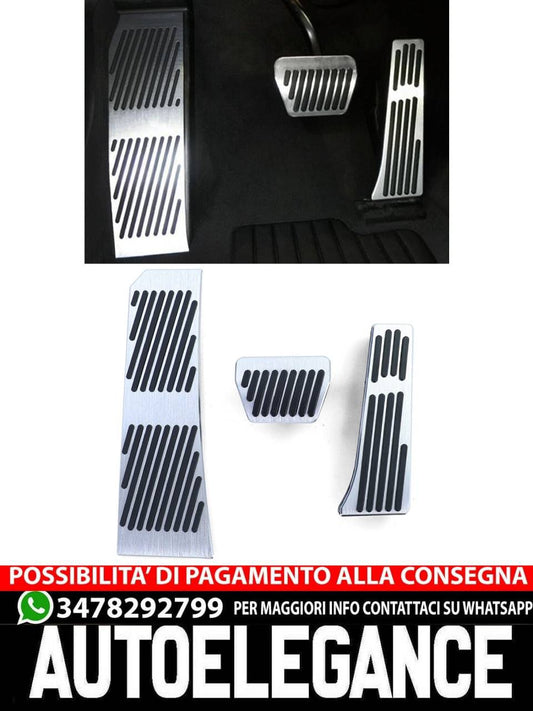 Il set di pedali in alluminio si adatta a BMW Serie 3 F30 F31 F34 automatico 11-