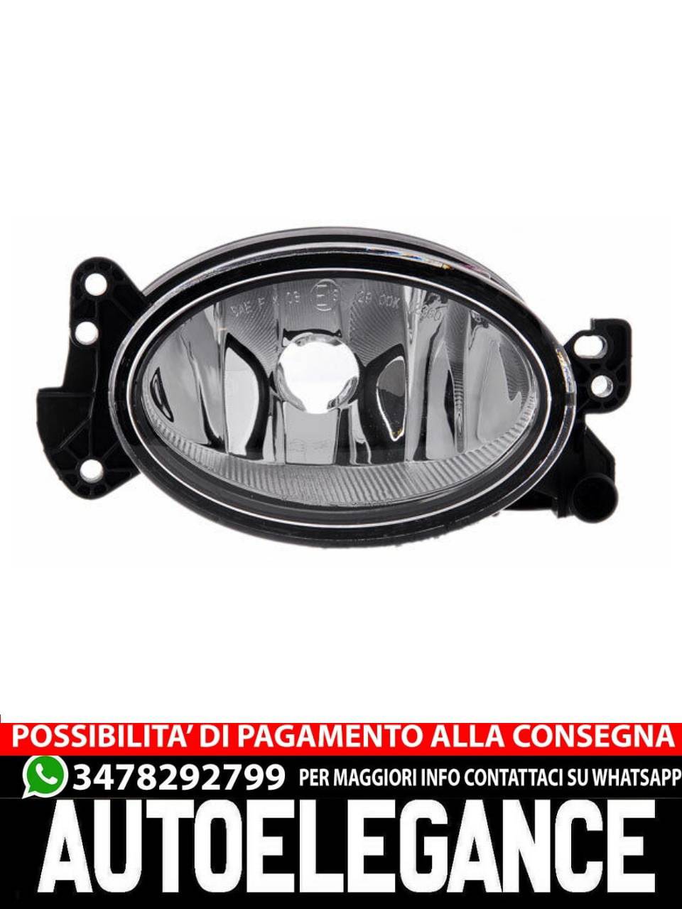 Fari fendinebbia a destra per Mercedes classe C W204 con fari allo xeno 07-11-