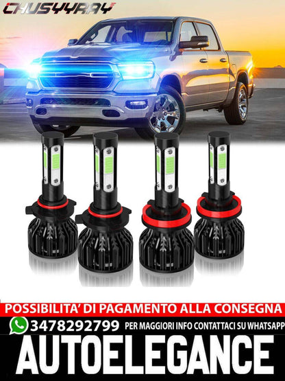 LED Headlight Kit H11 9005 HB3 Bulds for Toyota Prius 2015-2012 Hi/Lo Beam 4PC 