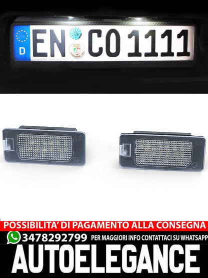 Illuminazione targa a LED bianca 6000K adatta per BMW Serie 5 E39 E60 berlina-