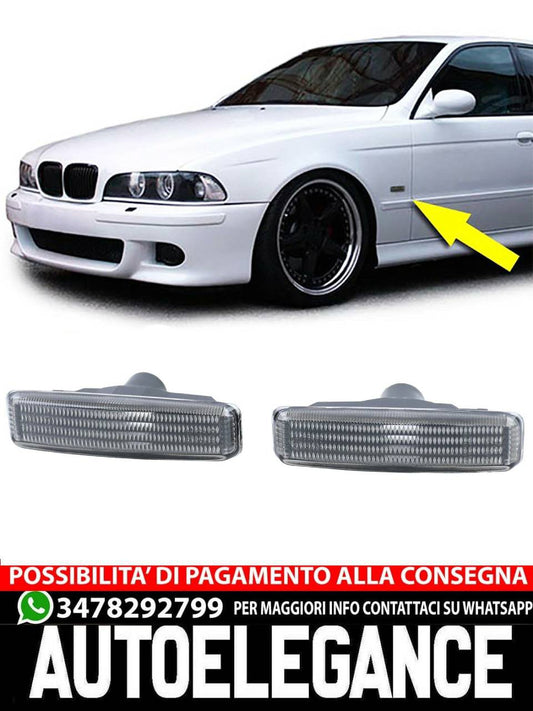 Coppia frecce laterali fumè nero adatte per BMW Serie 5 E39 berlina touring 95 AUTOELEGANCERICAMBI