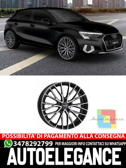 CERCHI CERCHIO IN LEGA 19" 20" Adatto per AUDI A3 MAK SPECIALE NERO OPACO