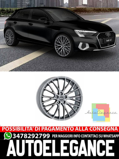 CERCHI CERCHIO IN LEGA 19" 20" Adatto per AUDI A3 MAK SPECIALE NERO OPACO