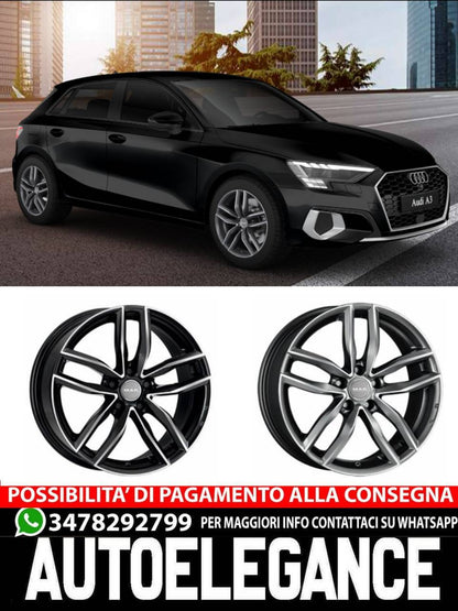 ALLOY WHEEL RIMS 19" 20" Suitable for AUDI A3 MAK SARTHE W BLACK 