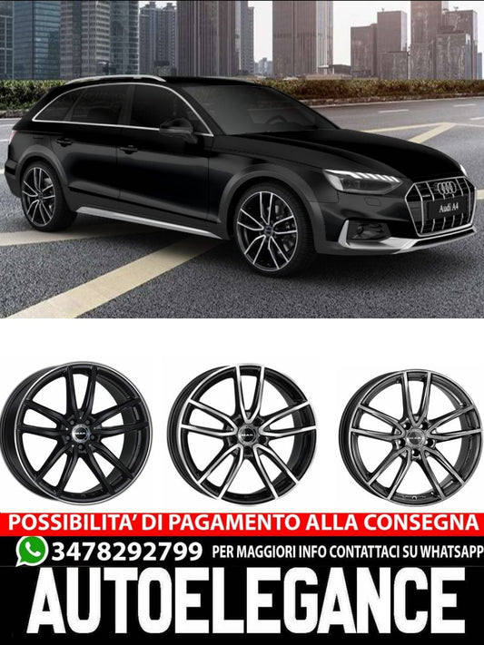 CERCHI CERCHIO IN LEGA 17" 18" 19" 20" Adatto per AUDI A4 MAK EVO NERO