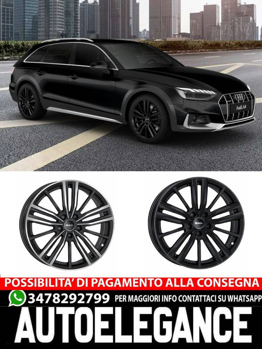 CERCHI CERCHIO IN LEGA 17" 18" Adatto per AUDI A4 MAK VIER NERO