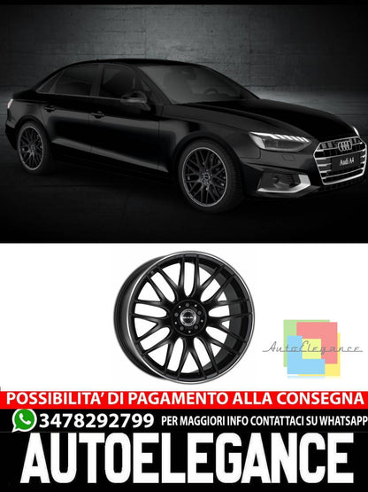 ALLOY WHEEL RIMS 17" 18" 19" Suitable for AUDI A4 MAK ARROW GLOSS BLACK 