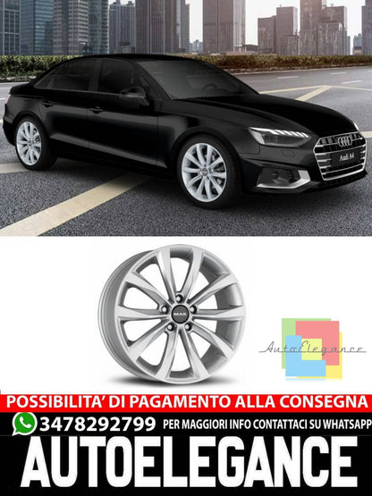 ALLOY WHEEL RIMS 16" 17" 18" 19" 20" Suitable for AUDI A4 MAK WOLF BLACK