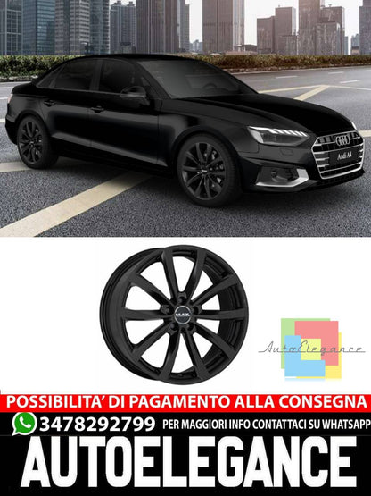 ALLOY WHEEL RIMS 16" 17" 18" 19" 20" Suitable for AUDI A4 MAK WOLF BLACK