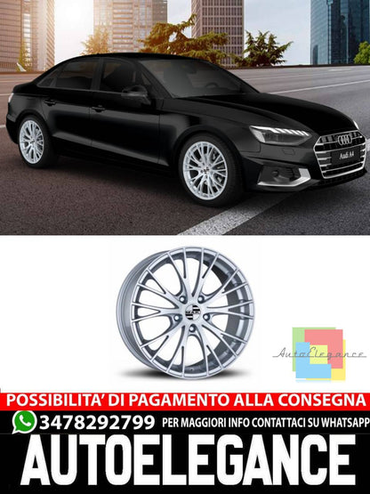 ALLOY WHEEL RIMS 17" 18" Suitable for AUDI A4 MAK RENNEN BLACK