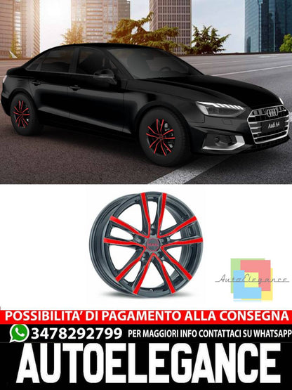 ALLOY WHEEL RIMS 16" 17" 18" Suitable for AUDI A4 MAK MILANO BLACK