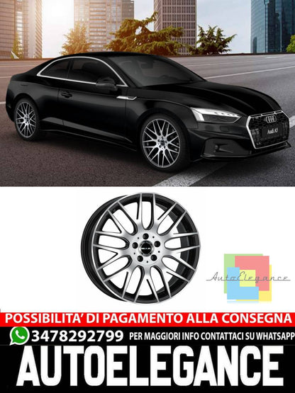 CERCHI CERCHIO IN LEGA 18" 19" Adatto per AUDI A5 MAK ARROW NERO
