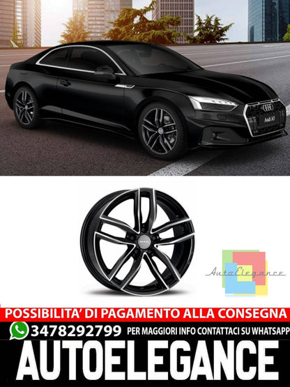 CERCHI CERCHIO IN LEGA 18" 19" Adatto per AUDI A5 MAK SARTHE NERO