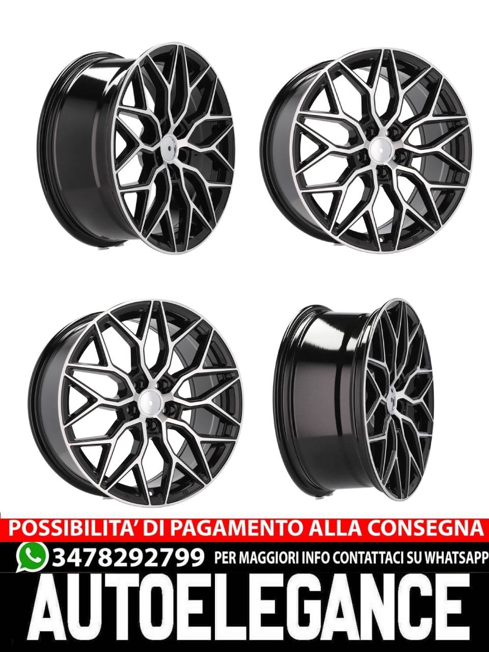 CERCHI CERCHIO IN LEGA 17" Adatto per VW LEXUS SKODA SUBARU ROVER