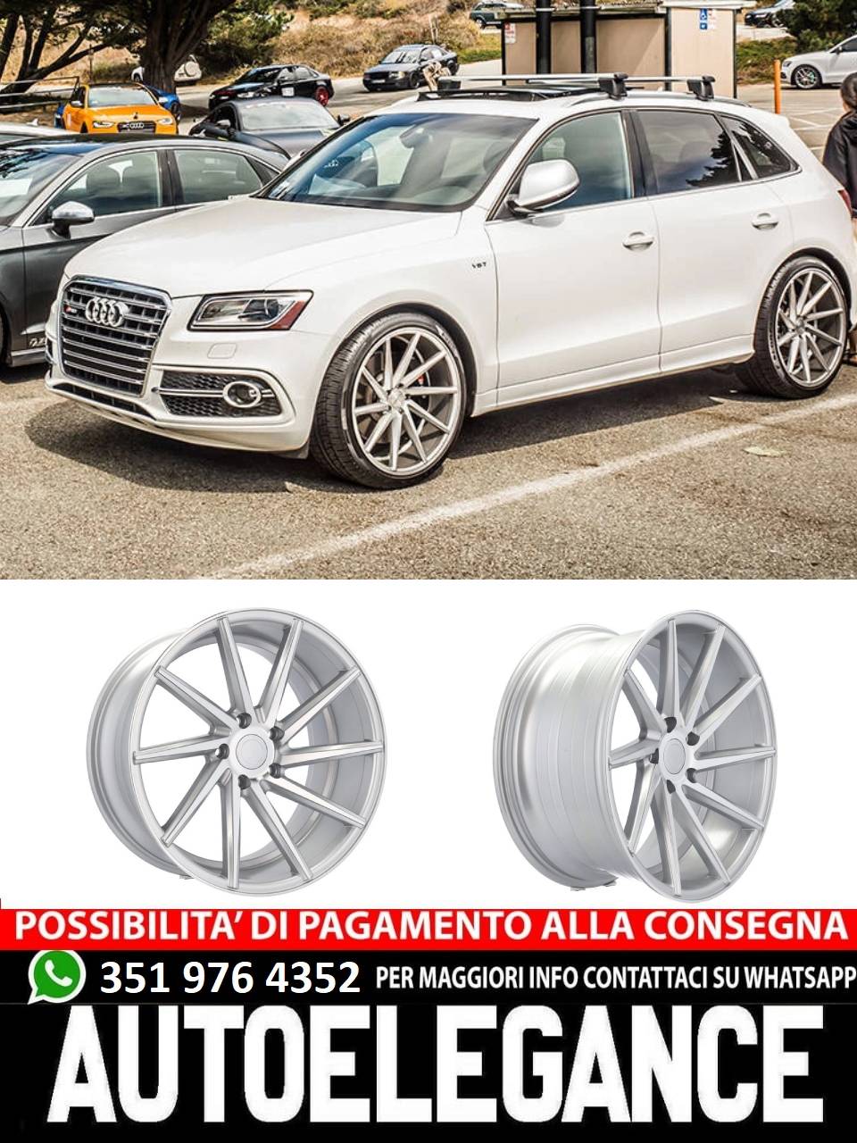 CERCHI CERCHIO IN LEGA 17" Adatto per VW BMW CUPRA FORD INFINITI MERCEDES MINI SEAT SKODA SSANGYONG TOYOTA AUDI