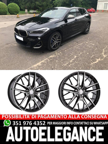 CERCHI CERCHIO IN LEGA 19" Adatto per BMW X1 F48 X2 F39 1 F40 2 Gran Tourer