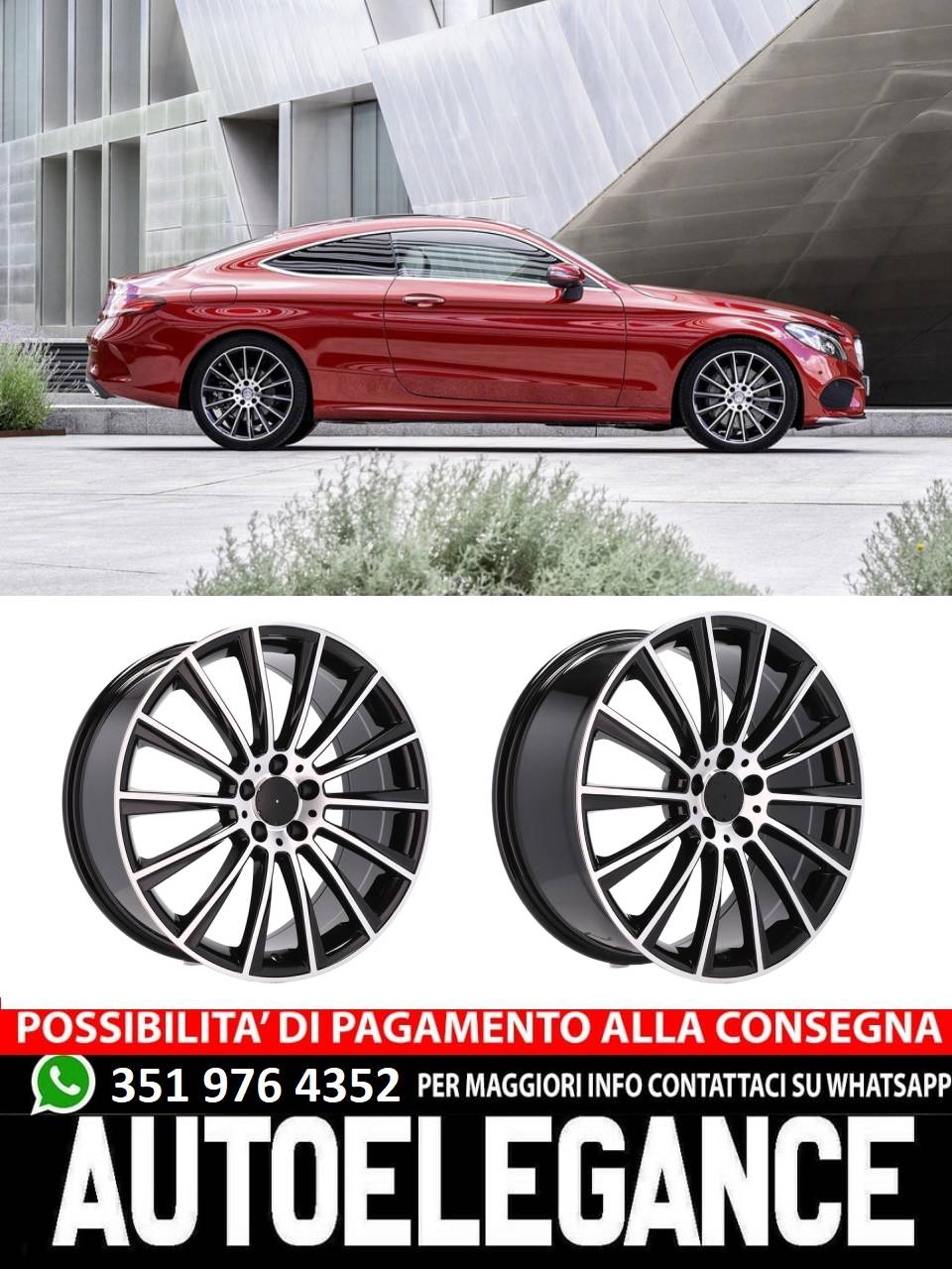 CERCHI CERCHIO IN LEGA 20" Adatto per MERCEDES BENZ