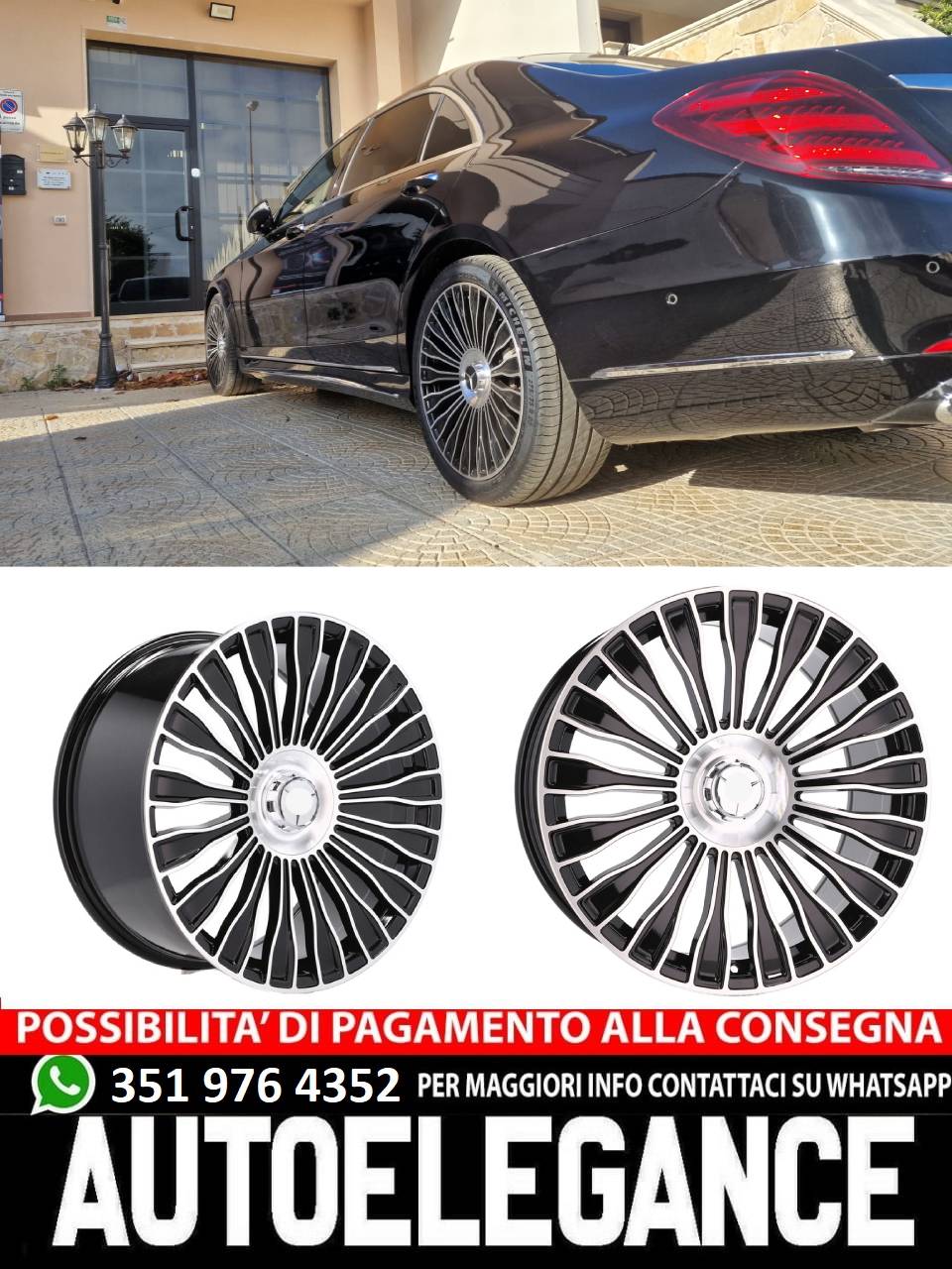 CERCHI CERCHIO IN LEGA 20" Adatto per MERCEDES BENZ
