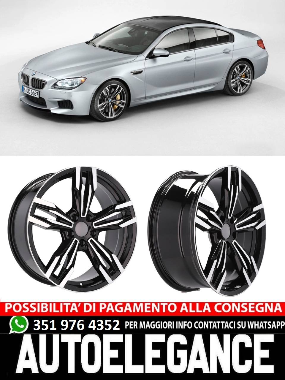 ALLOY WHEEL 18" Suitable for VW BMW CADILLAC CHEVROLET HONDA LAND ROVER LEXUS MINI OPEL SAAB