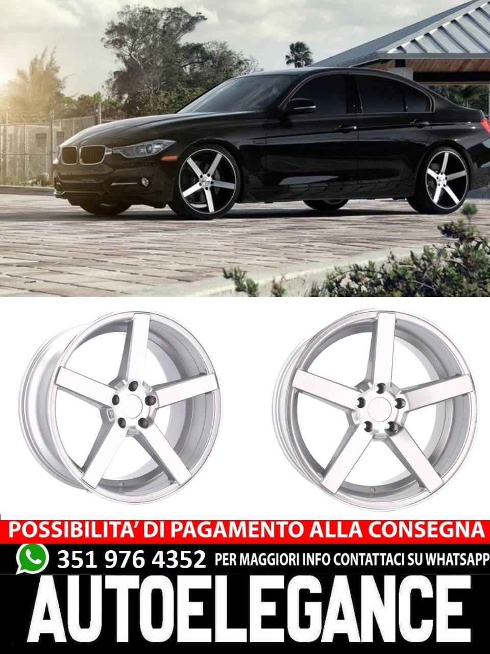 ALLOY WHEEL 19" Suitable for VW BMW CHRYSLER CUPRA FORD INFINITI MERCEDES MINI SEAT SKODA SSANGYONG TOYOTA AUDI