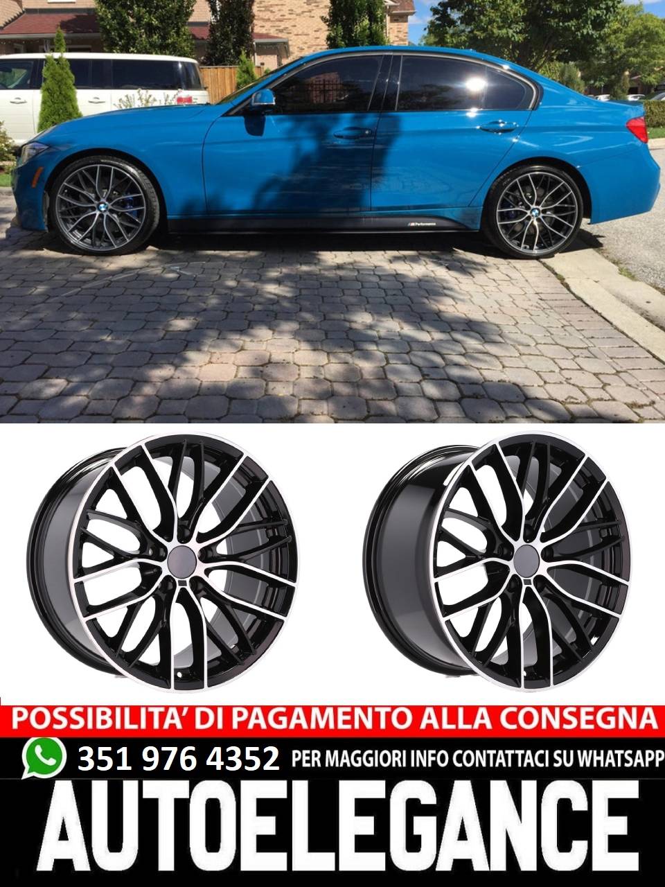 ALLOY WHEEL 20" Suitable for VW BMW CADILLAC CHEVROLET HONDA LAND ROVER LEXUS MINI OPEL SAAB TESLA TOYOTA