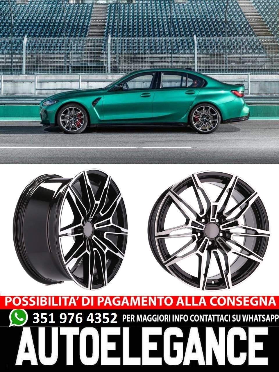 ALLOY WHEEL 19" Suitable for VW BMW CADILLAC CHEVROLET HONDA LAND ROVER LEXUS MINI OPEL SAAB TESLA TOYOTA