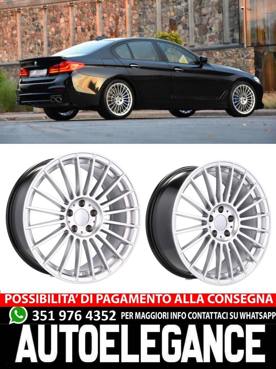 ALLOY WHEEL 20" Suitable for VW BMW CADILLAC CHEVROLET HONDA LAND ROVER LEXUS MINI OPEL SAAB TESLA TOYOTA