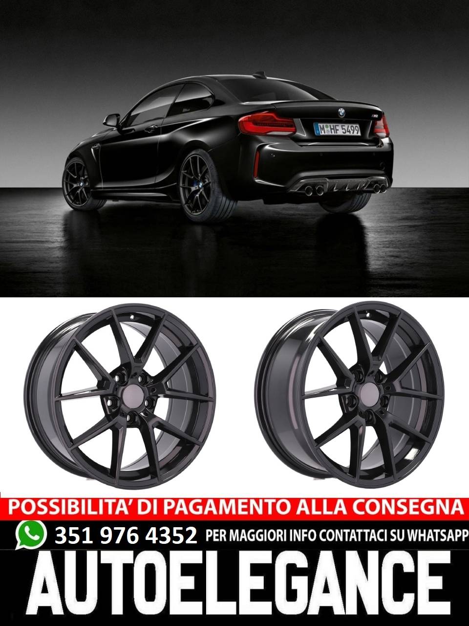 ALLOY WHEEL 18" Suitable for VW BMW CADILLAC CHEVROLET HONDA LAND ROVER LEXUS MINI OPEL SAAB