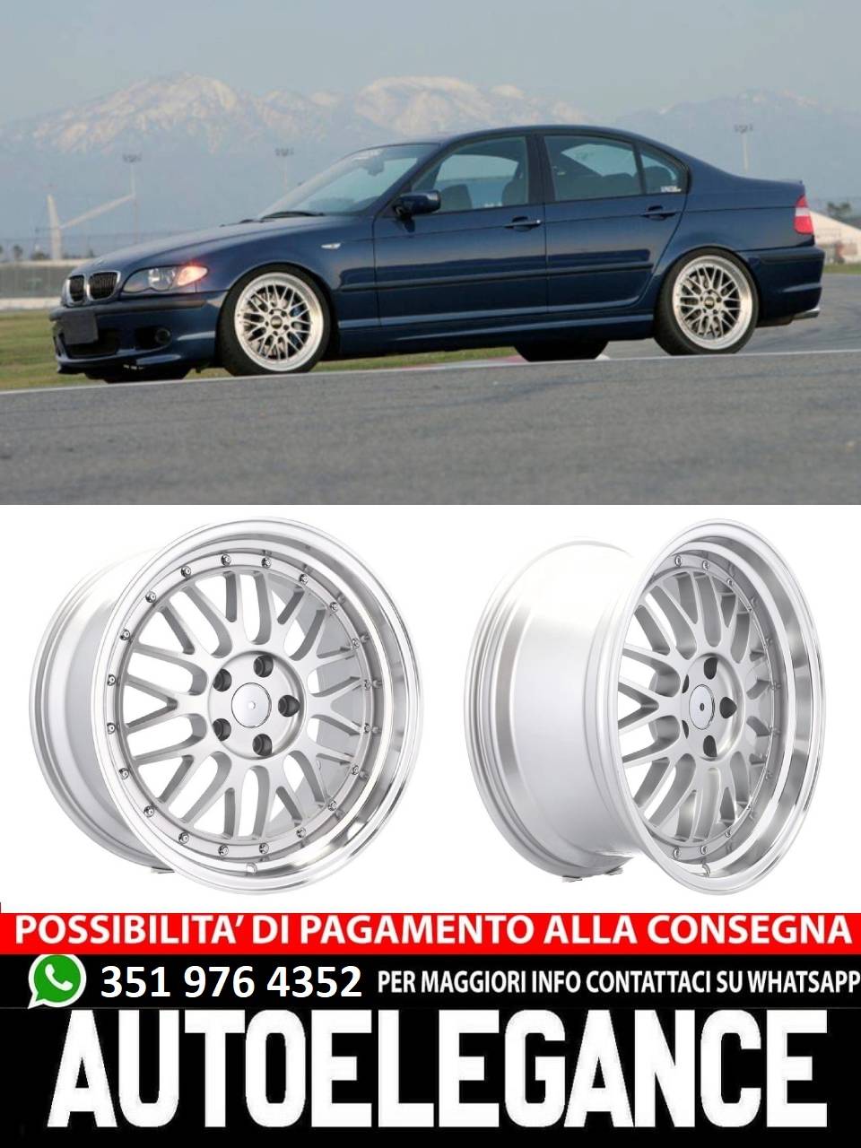 ALLOY WHEEL 18" Suitable for VW BMW CADILLAC CHEVROLET HONDA LAND ROVER LEXUS MINI OPEL SAAA