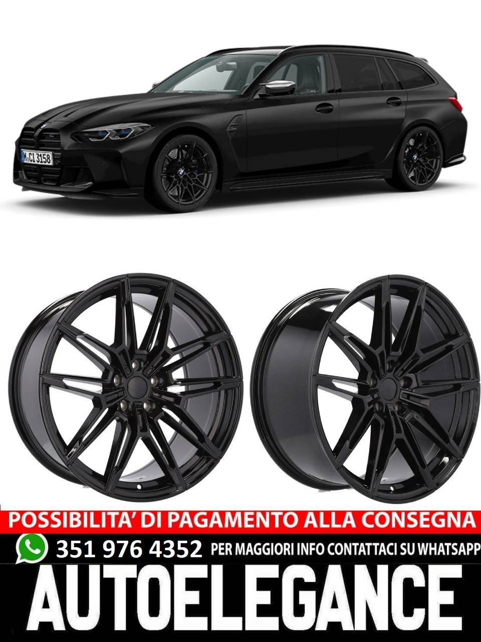 ALLOY WHEEL 19" Suitable for VW BMW CADILLAC CHEVROLET HONDA LAND ROVER LEXUS MINI OPEL SAAB TESLA TOYOTA