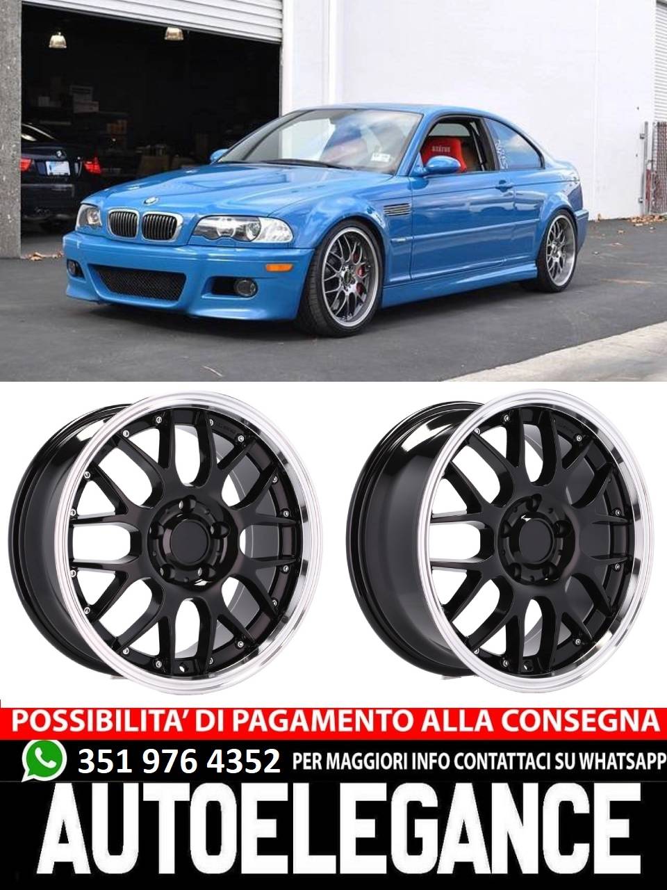 ALLOY WHEEL 18" Suitable for VW BMW CADILLAC CHEVROLET HONDA LAND ROVER LEXUS MINI OPEL SAAB