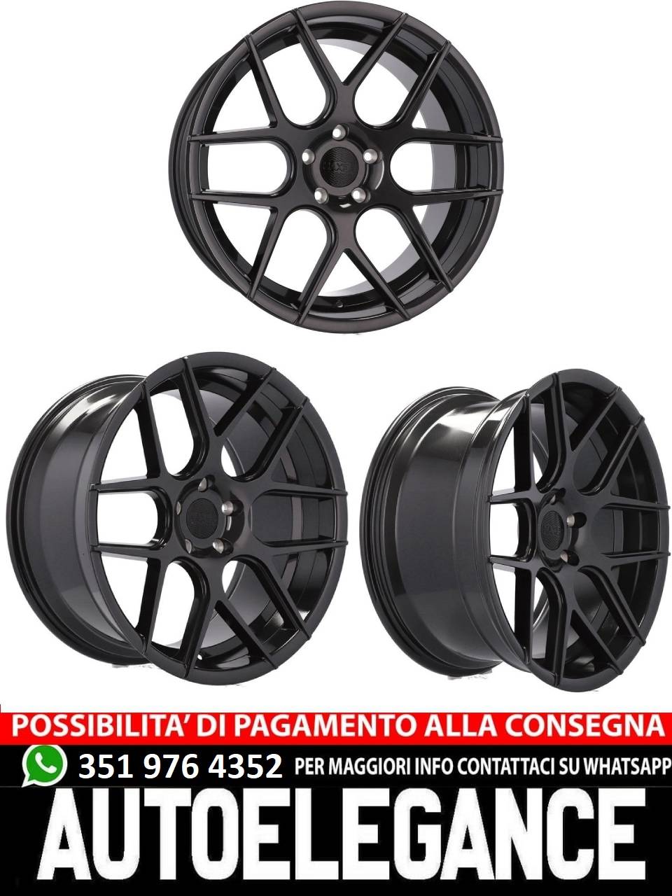 ALLOY WHEEL 20" Suitable for VW BMW CADILLAC CHEVROLET HONDA LAND ROVER LEXUS MINI OPEL SAAB TESLA TOYOTA