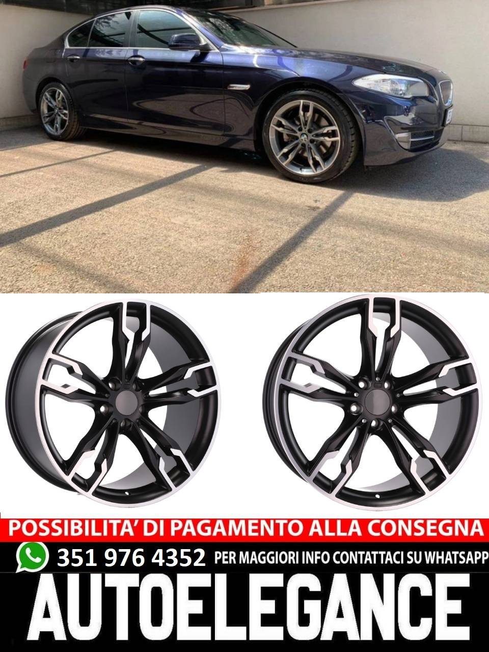 ALLOY WHEEL 20" Suitable for VW BMW CADILLAC CHEVROLET HONDA LAND ROVER LEXUS MINI OPEL SAAB TESLA TOYOTA