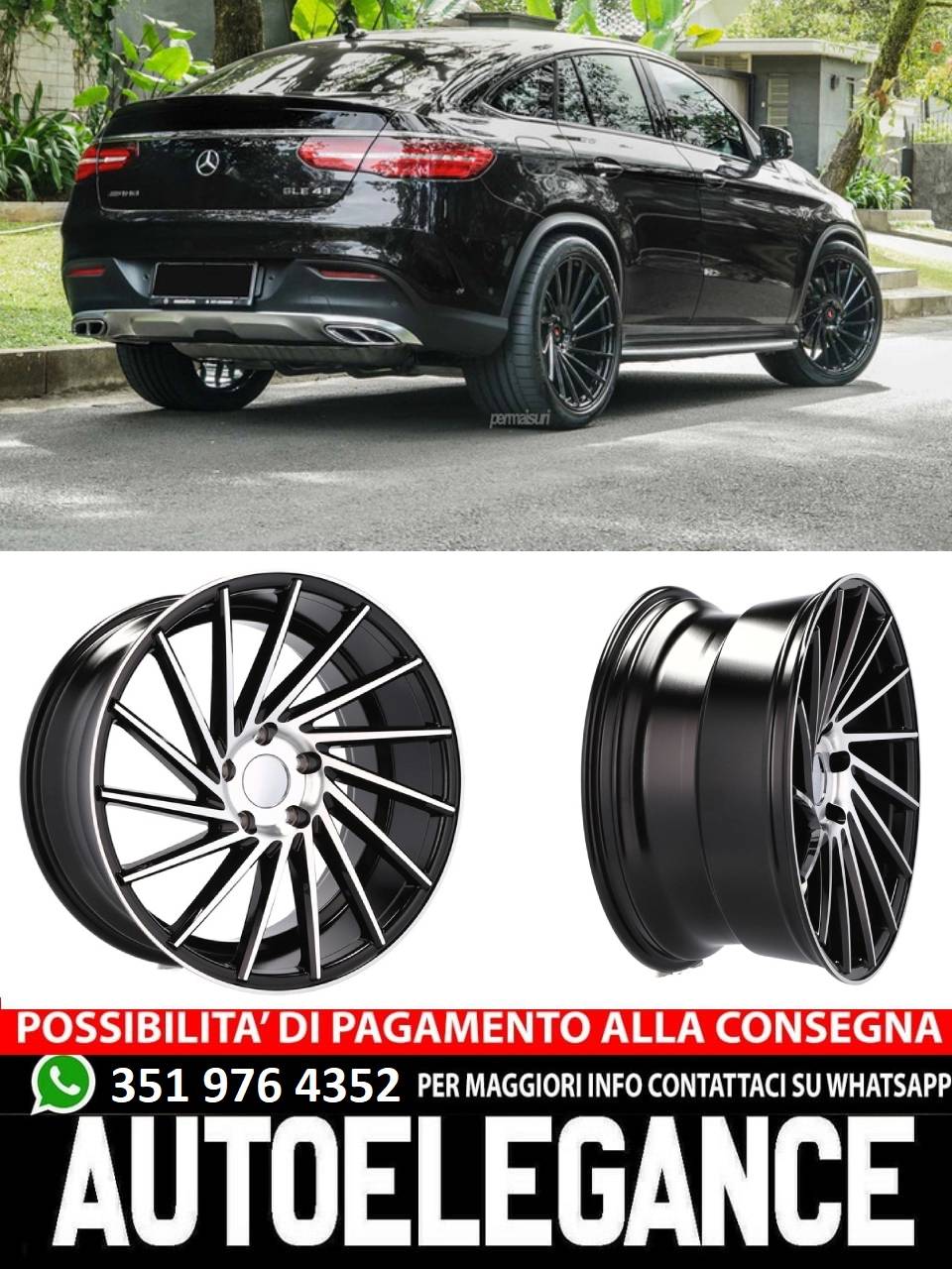 ALLOY WHEEL 19" Suitable for VW BMW CADILLAC CHEVROLET HONDA LAND ROVER LEXUS MINI OPEL SAAB TESLA TOYOTA
