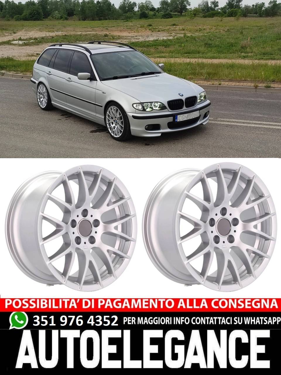 CERCHI CERCHIO IN LEGA 18" Adatto per VW BMW CADILLAC CHEVROLET HONDA LAND ROVER LEXUS MINI OPEL SAAB