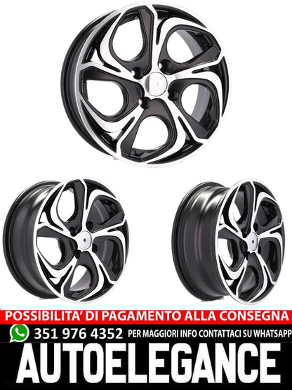 CERCHI CERCHIO IN LEGA 16" Adatto per VW CHEVROLET CITROEN DACIA DAEWOO DAIHATSU FIAT HONDA HYUNDAI KIA LADA MAZDA MERCEDES