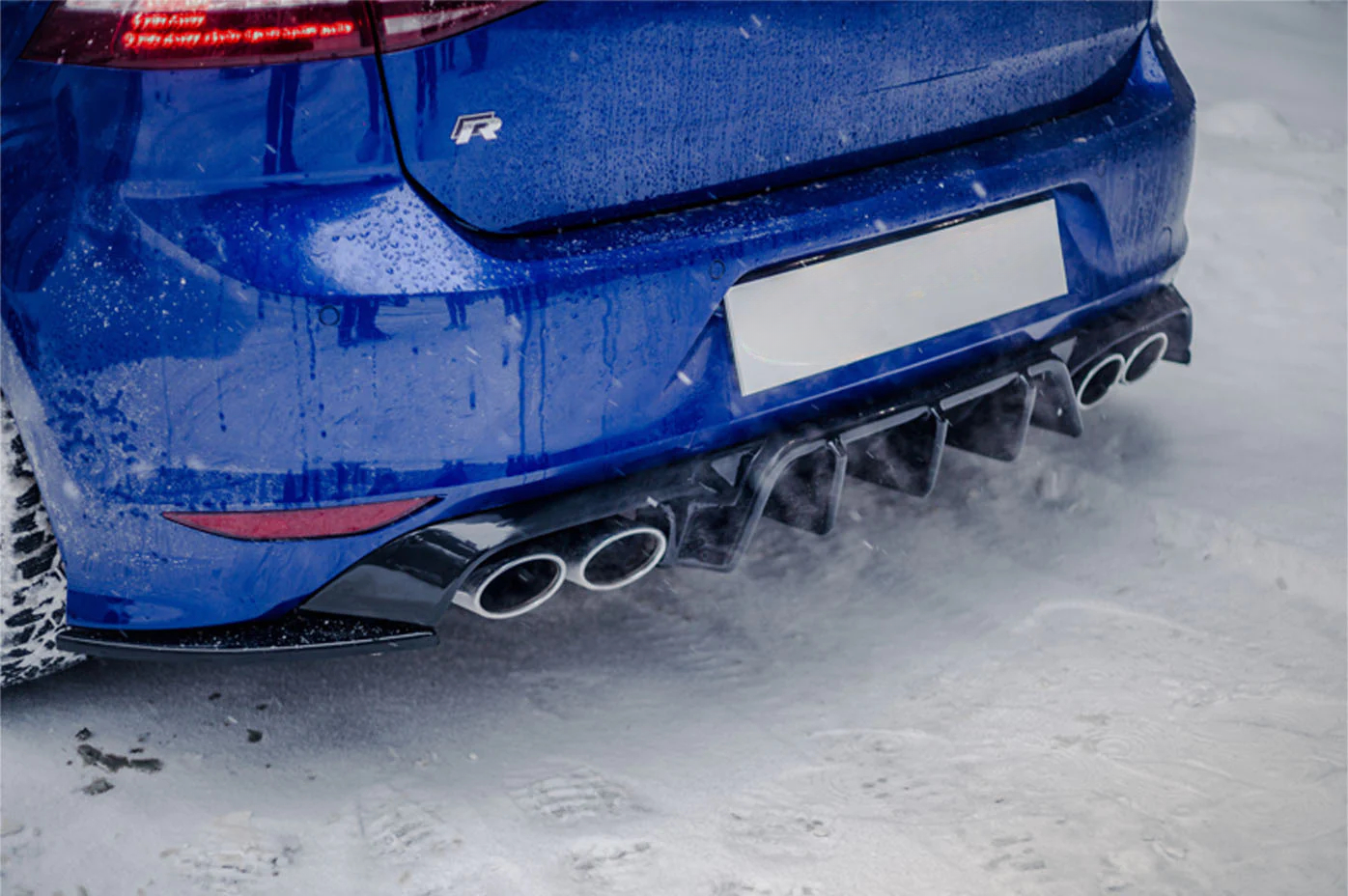 Splitter Laterali Posteriori adatti per VW Volkswagen Golf MK 7 R 2013-2016