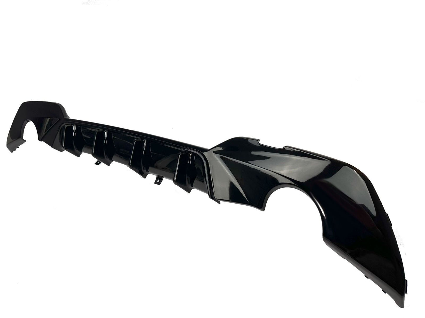 GLOSS BLACK DIFFUSER SUITABLE FOR BMW 3 SERIES G20 / G21 M SPORT 2018-2022 (pre-LCI) 